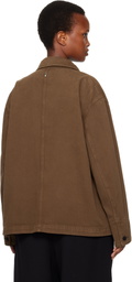 LE17SEPTEMBRE Brown Field Denim Jacket