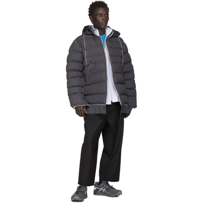 Camiel Fortgens Grey Puffer Jacket Camiel Fortgens