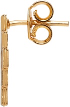 Marcelo Burlon County of Milan Gold Cross Earrings
