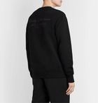 Undercover - Cindy Sherman Printed Embroidered Loopback Cotton-Jersey Sweatshirt - Black