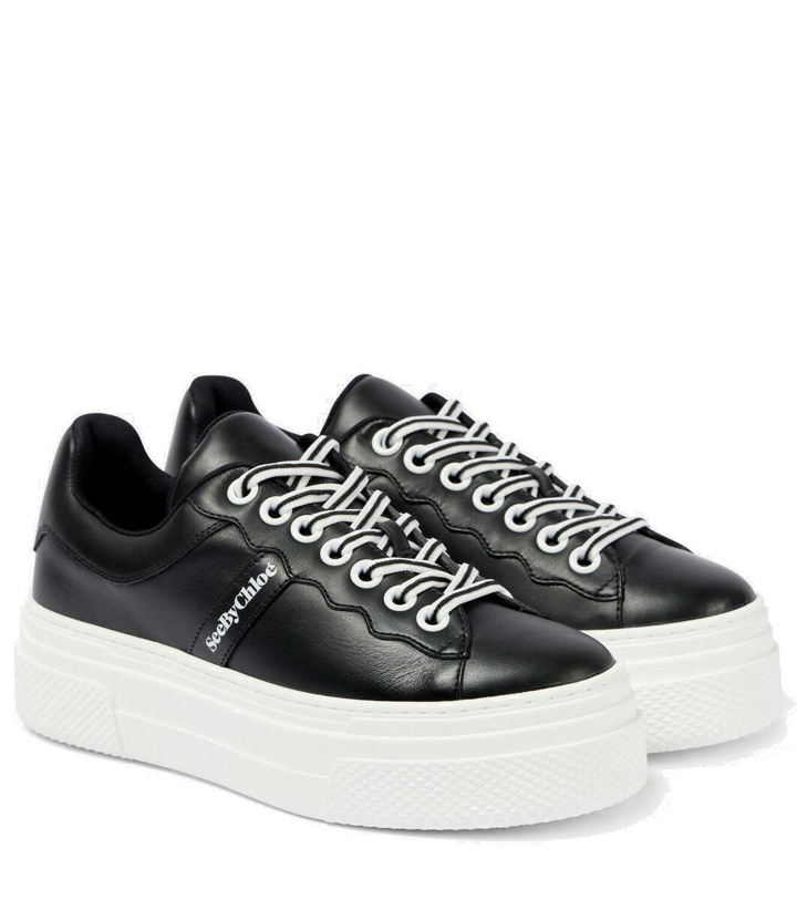 Photo: See By Chloé Essie leather sneakers