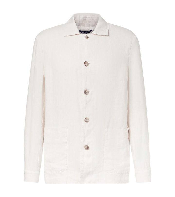 Photo: Fedeli Oxford linen jacket