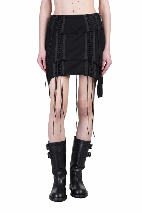 Photo: Helmut Lang Skirt In Black Rayon