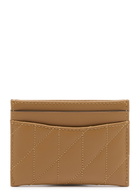 Coach Pillow Quilted Leather Card Holder - Caramel - One Size