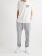 Pasadena Leisure Club - Logo-Print Cotton-Blend Jersey Sweatpants - Gray