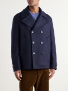 Valstar - Ben Padded Wool-Blend Felt Peacoat - Blue