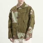 NOMARHYTHM TEXTILE Men's x Needles Rebuild Coverall Jacket in Olive X Camo