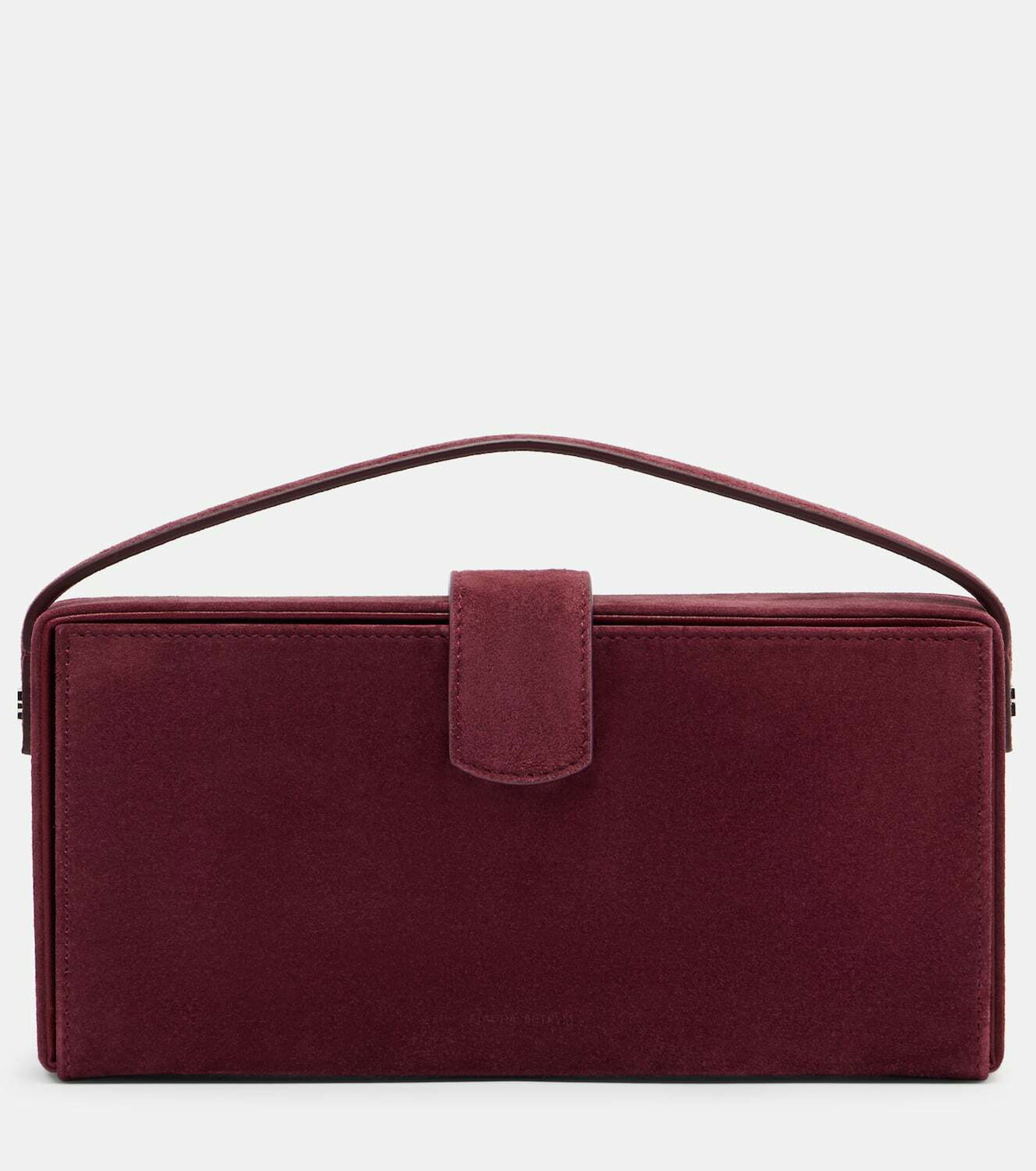 Magda Butrym Apolonia suede clutch