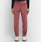 AMI - Green Cotton-Corduroy Suit Trousers - Pink