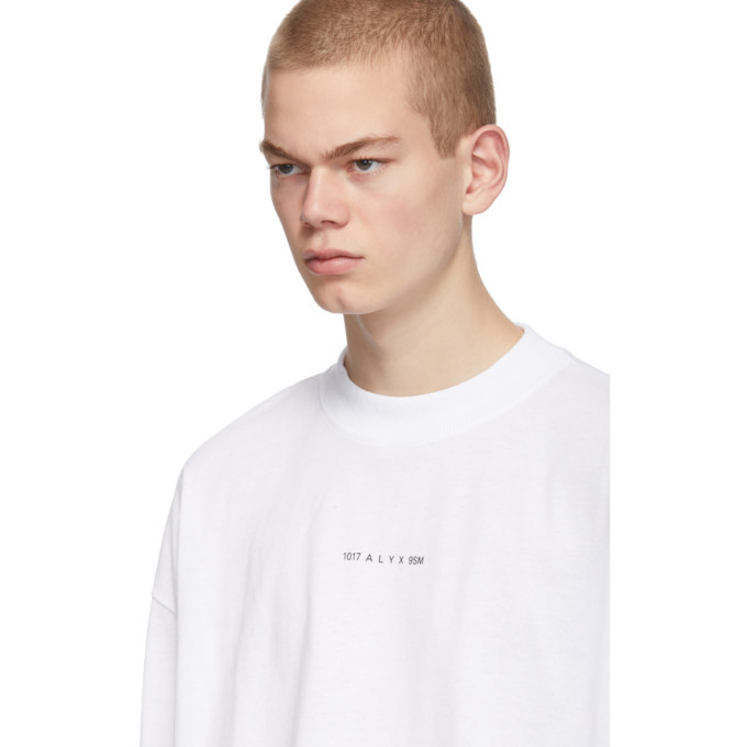 1017 ALYX 9SM White Visual Long Sleeve T-Shirt 1017 ALYX 9SM