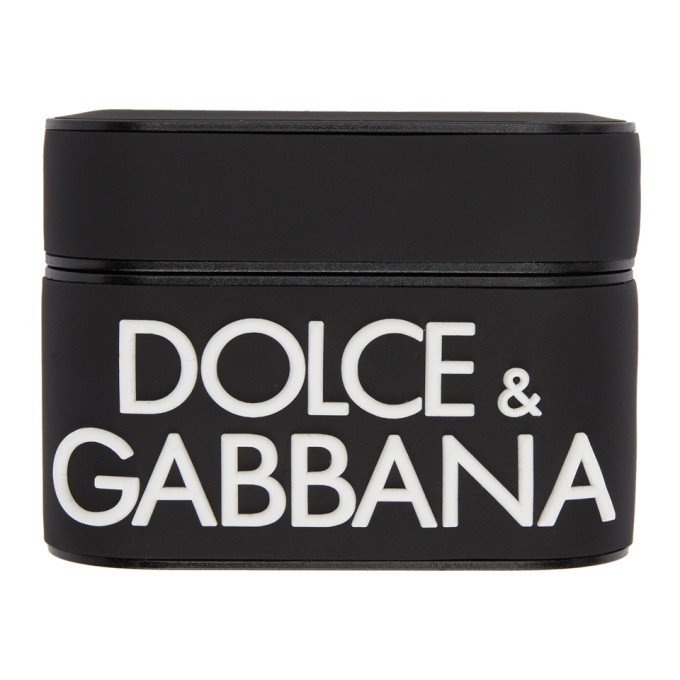 Photo: Dolce and Gabbana Black and White Logo Airpods Pro Case