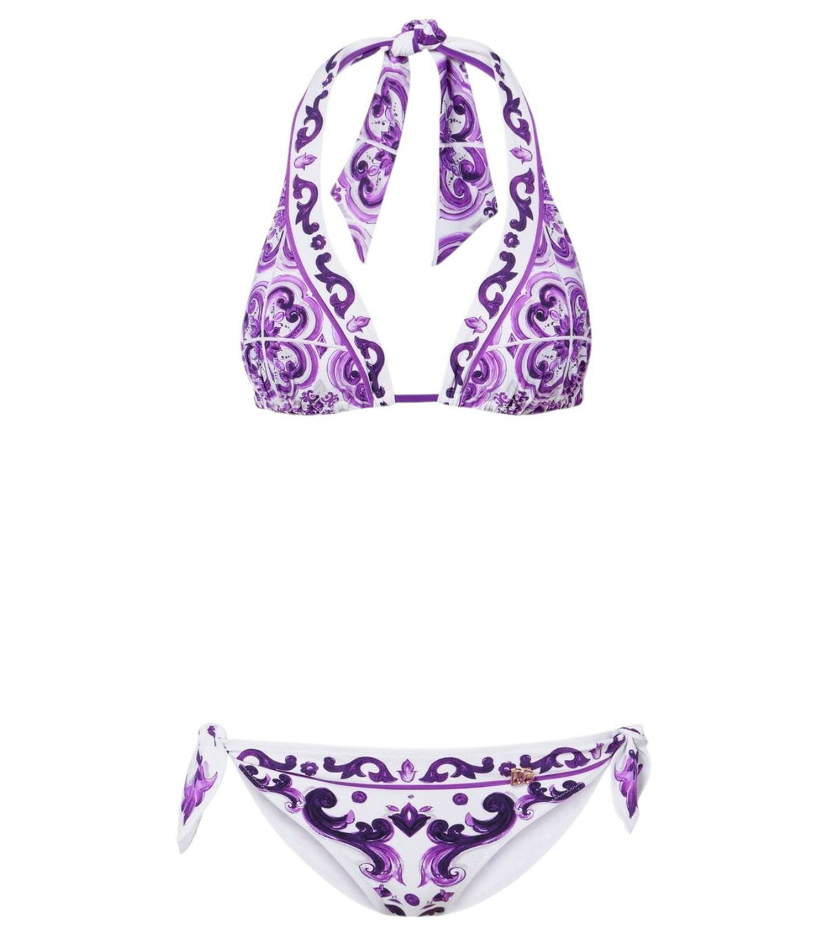 DOLCE & GABBANA - Dg Essentials Bikini With Logo Elastic