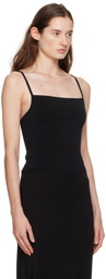 Matteau Black Square Tank Top