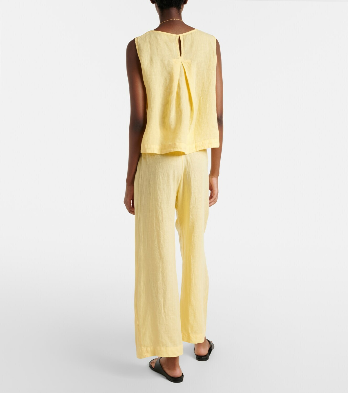 Velvet Lola linen wide-leg pants