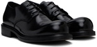Acne Studios Black Lace-Up Leather Derbys