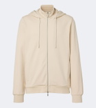 Zimmerli Jersey zip-up hoodie