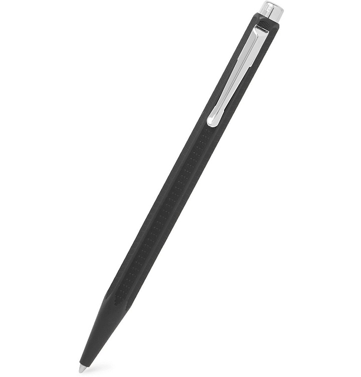 Photo: Caran d'Ache - Ecridor Racing Ballpoint Pen and Full-Grain Leather Case Set - Black