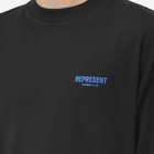 Represent Men's Owners Club Long Sleeve T-Shirt in Black Cobolt