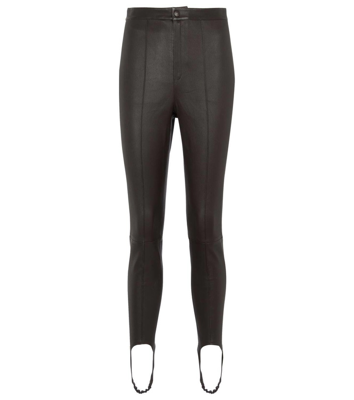 Photo: Zeynep Arçay Leather leggings