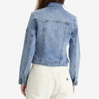 Dickies Women's Denim Slim Jacket in Rinsed Blue