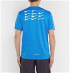 Nike Running - Miler Logo-Print Dri-FIT T-Shirt - Men - Blue