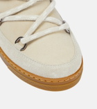 Isabel Marant Nowles shearling-trimmed suede ankle boots