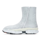 Maison Margiela White Multi-Sole Tabi Sneaker Boots