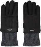 Undercover Black Deerskin Gloves