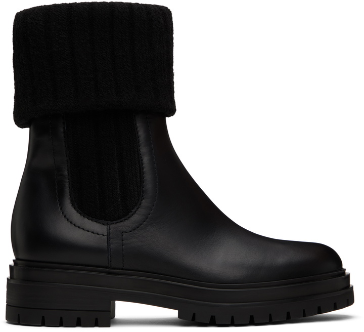 Photo: Gianvito Rossi Black Tenney Chelsea Boots