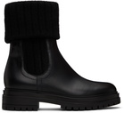 Gianvito Rossi Black Tenney Chelsea Boots