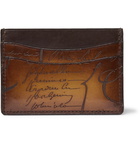 Berluti - Bambou Leather Cardholder - Men - Tan