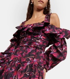 Ulla Johnson Caprice floral cotton poplin midi dress
