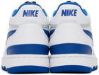 Nike White & Blue Attack Sneakers