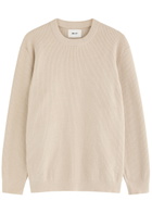 NN07 Danny Rib-knit Sweatshirt Ecru
