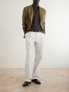 Boglioli - Slim-Fit Garment-Dyed Cotton Polo Shirt - Brown