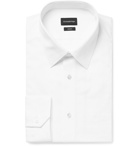 Ermenegildo Zegna - White Slim-Fit Trofeo Cotton-Twill Shirt - White