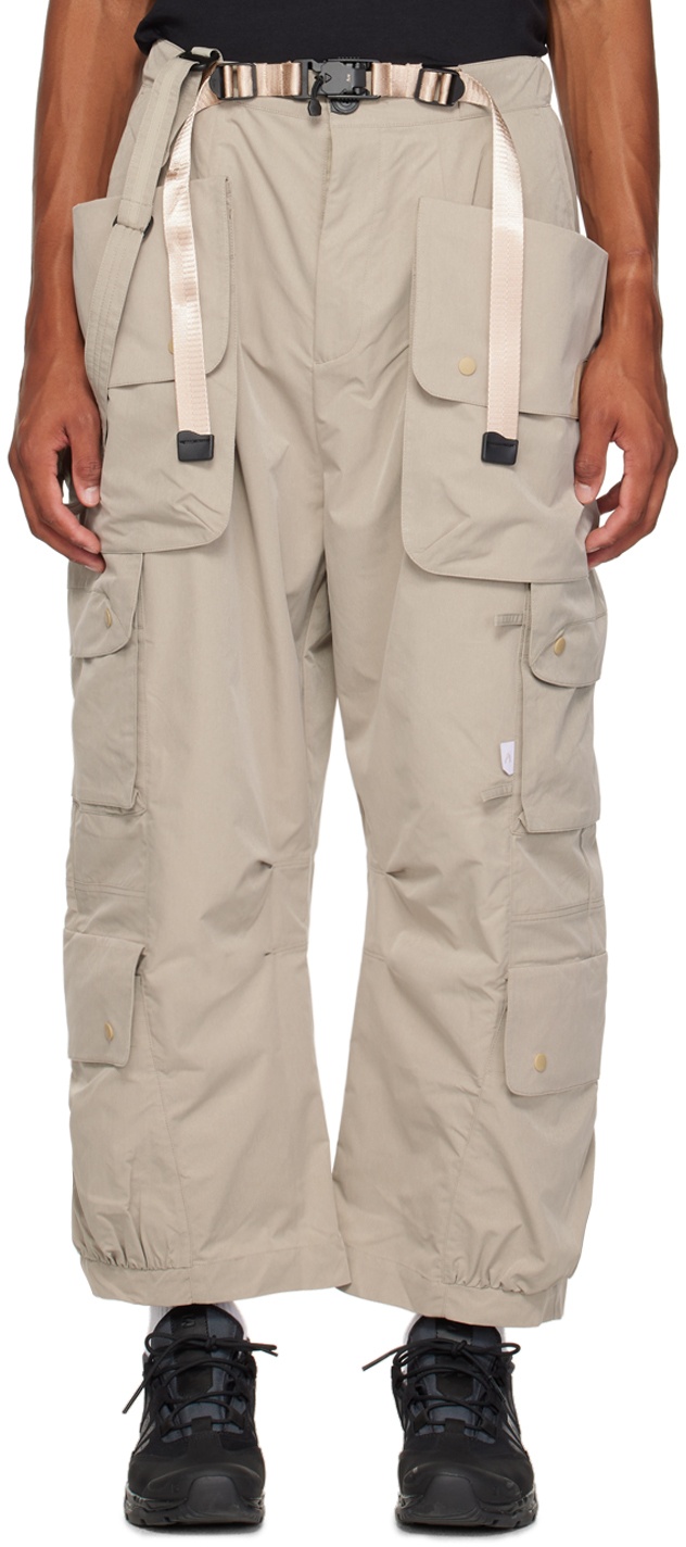 Photo: Archival Reinvent Beige Belted Cargo Pants