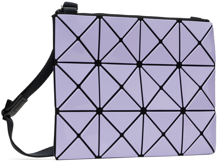 BAO BAO ISSEY MIYAKE Purple Lucent Gloss Clutch