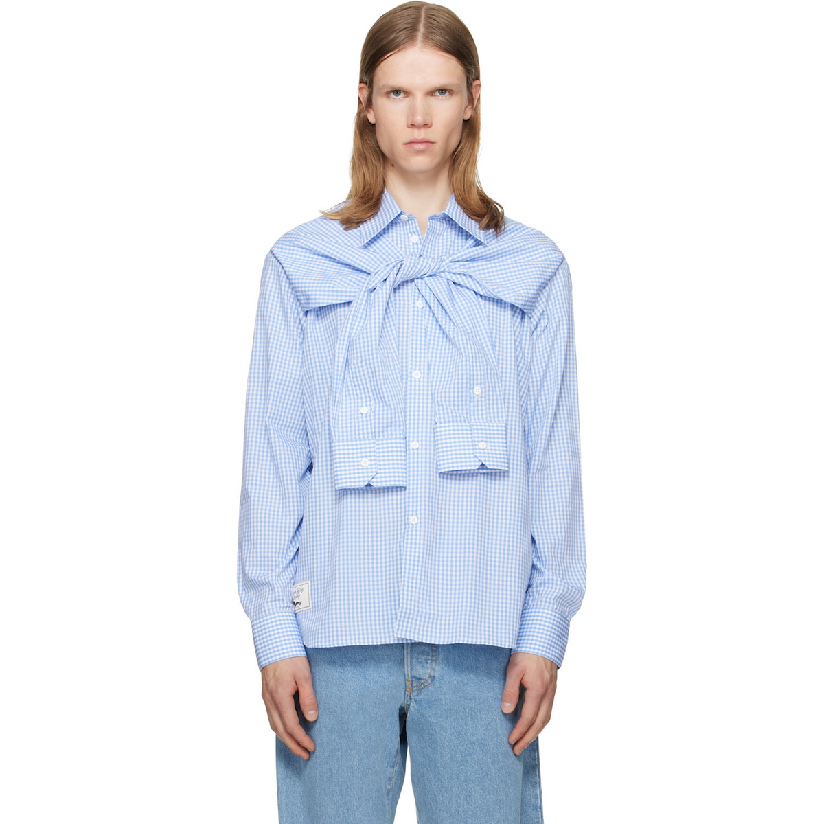 Charles Jeffrey LOVERBOY Blue Hold Me Shirt