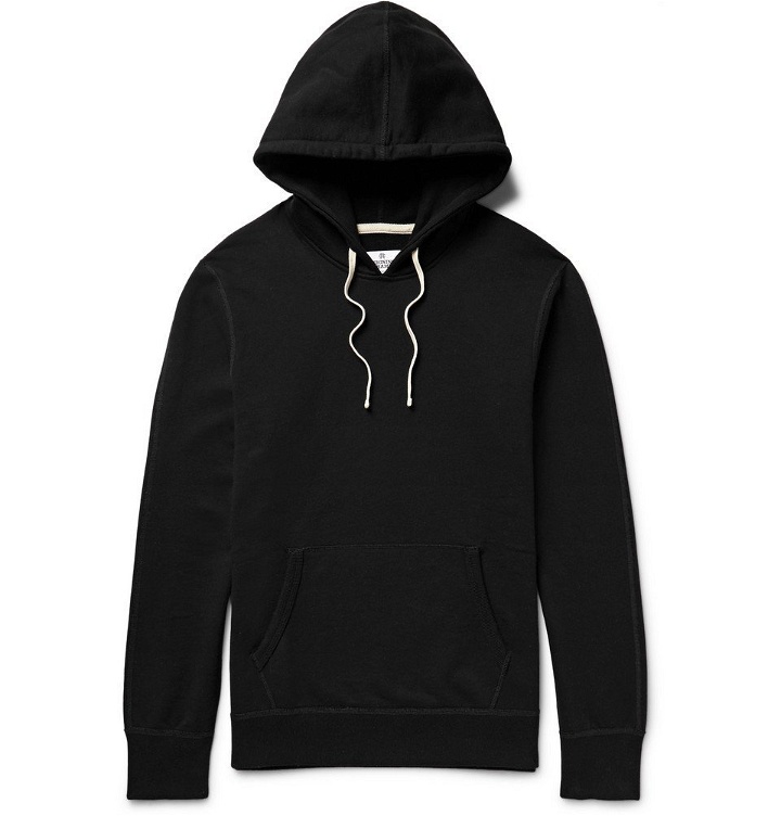 Photo: Reigning Champ - Loopback Cotton-Jersey Hoodie - Men - Black