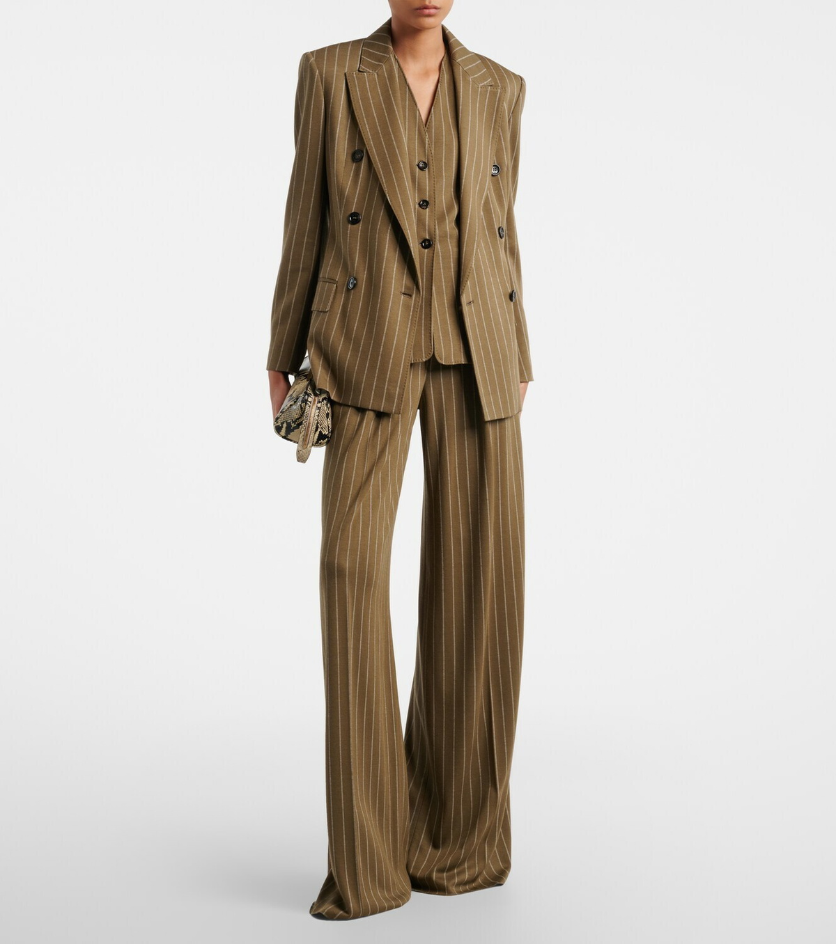 Max Mara Balta pinstripe double-breasted blazer