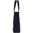 Thom Browne Navy Unstructured Tote