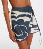SIR Lilou printed cotton beach cover-up
