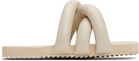 YUME YUME Beige Tyre Slides