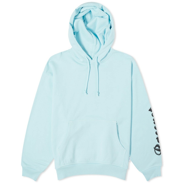 Photo: PACCBET Men's Miami Pull Over Hoodie in Light Blue