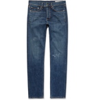 rag & bone - Fit 2 Slim-Fit Distressed Stretch-Denim Jeans - Blue