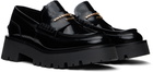 Alexander Wang Black Carter Mid-Heel Lug Loafers