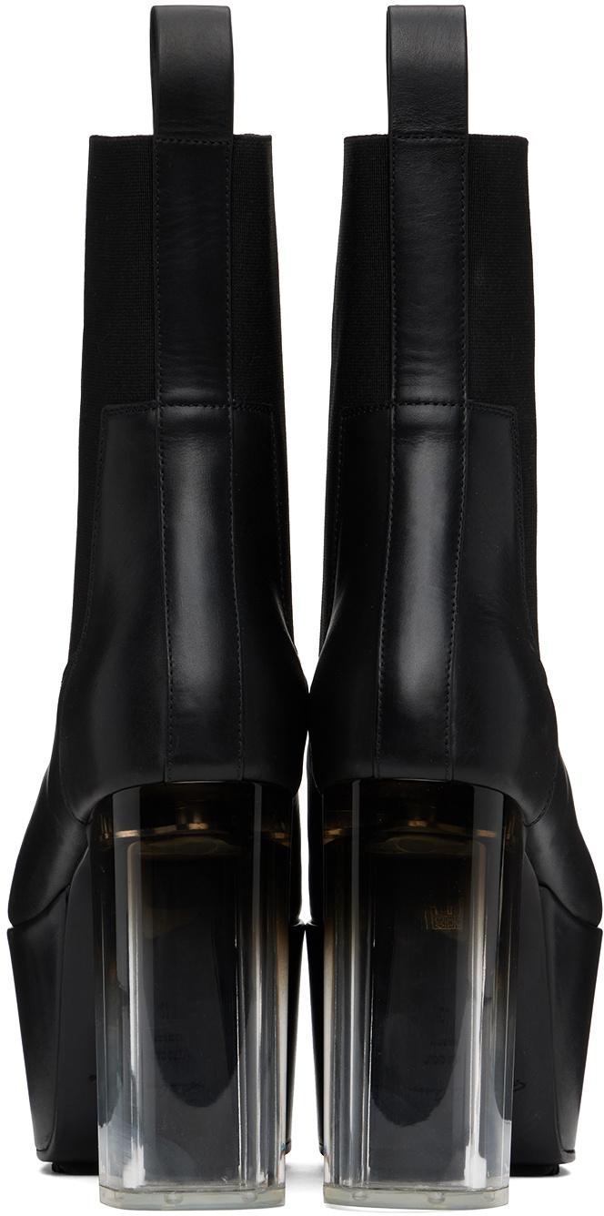Rick Owens Black Minimal Grill Boots Rick Owens