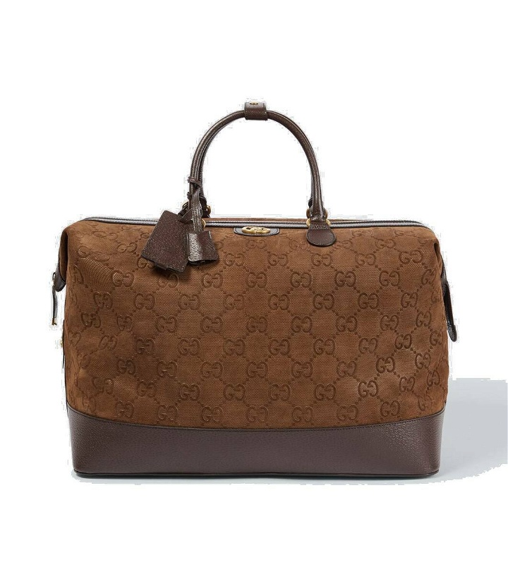 Photo: Gucci GG suede duffel bag