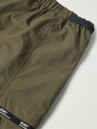 WTAPS - Tapered Belted Nylon Cargo Trousers - Green